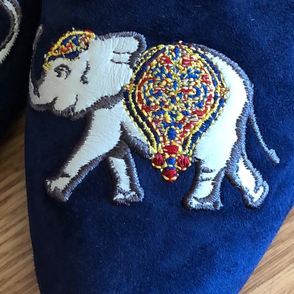 C. Wonder elephant leather flats qvc India - Picture 3 of 5